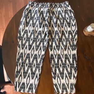 J. Crew linen crop pants